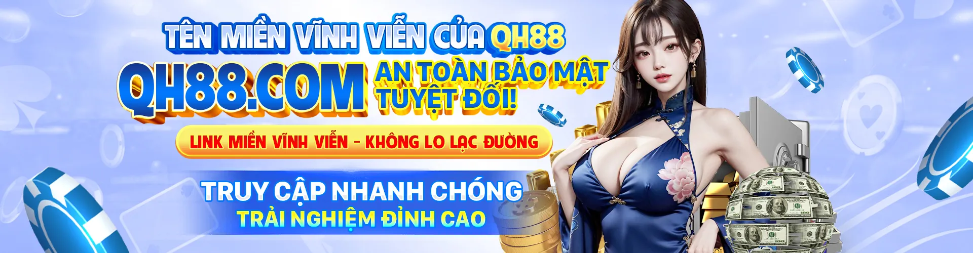 Banner chào mừng đăng nhập QH88 nhận 188K